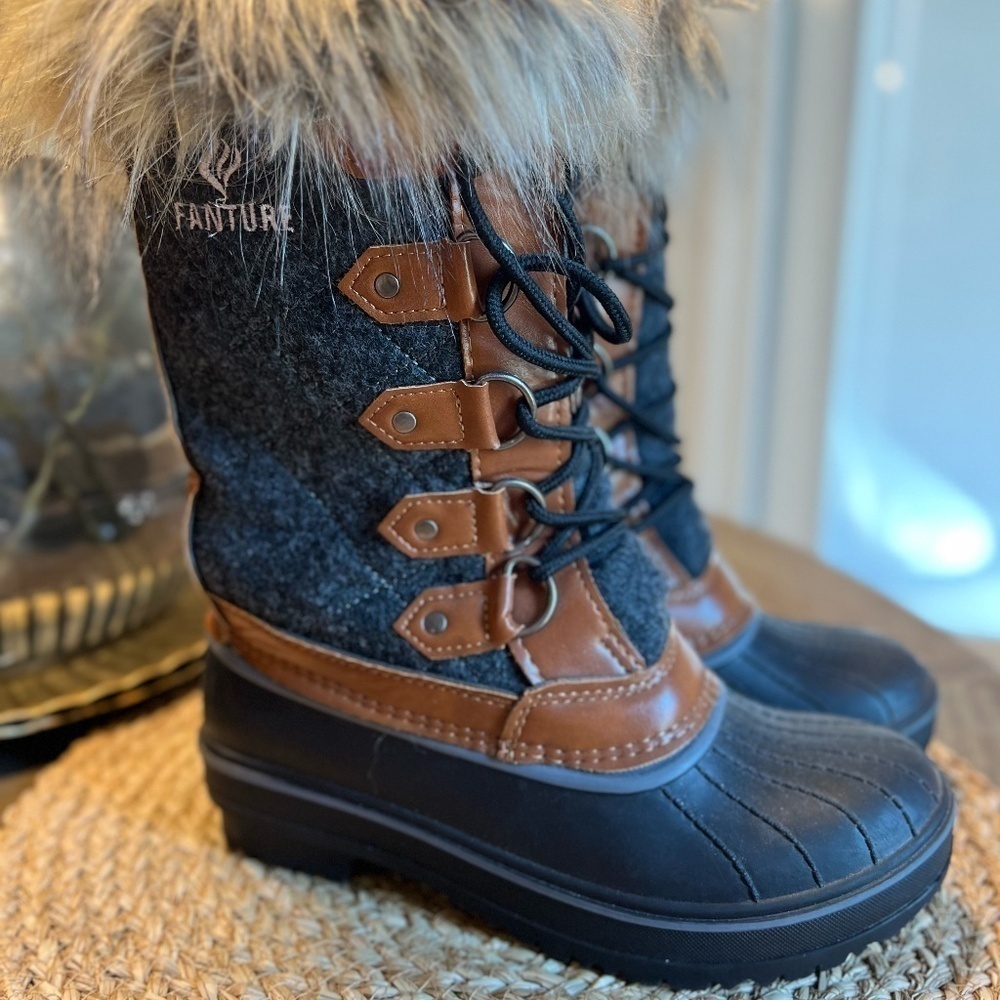 Women's River Calf Waterproof Winter Snow Boots